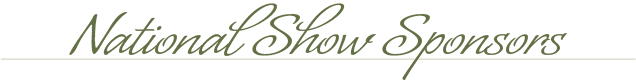 National Show Sponsors